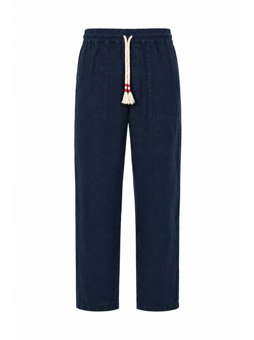 Pantalone Calais in lino Blu